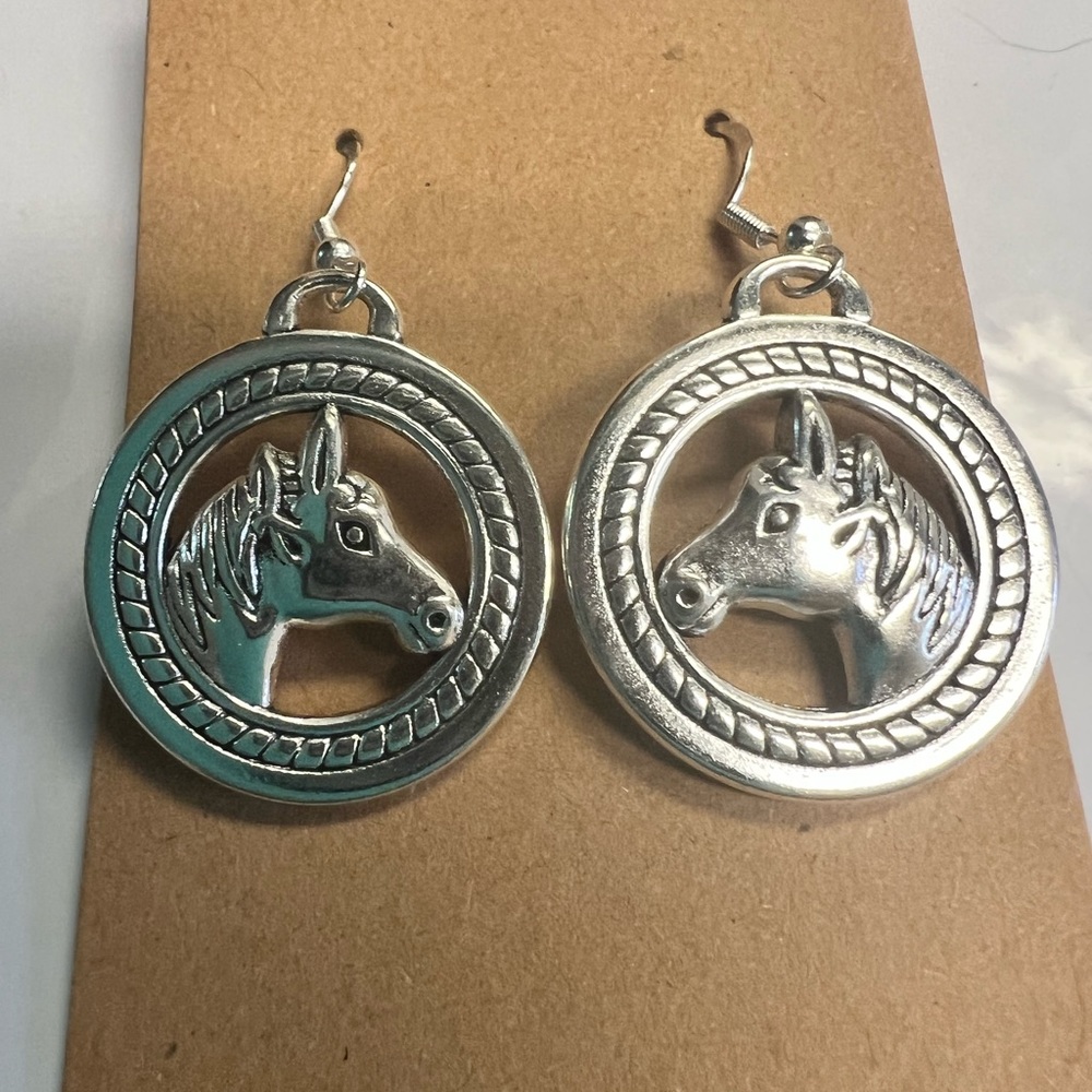 Horse earrings